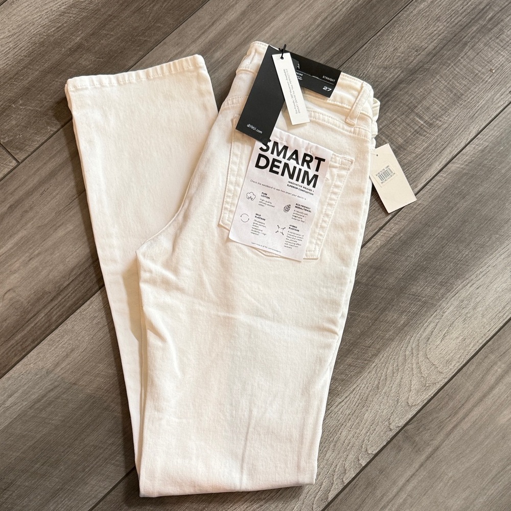 DL 1961 White Jeans